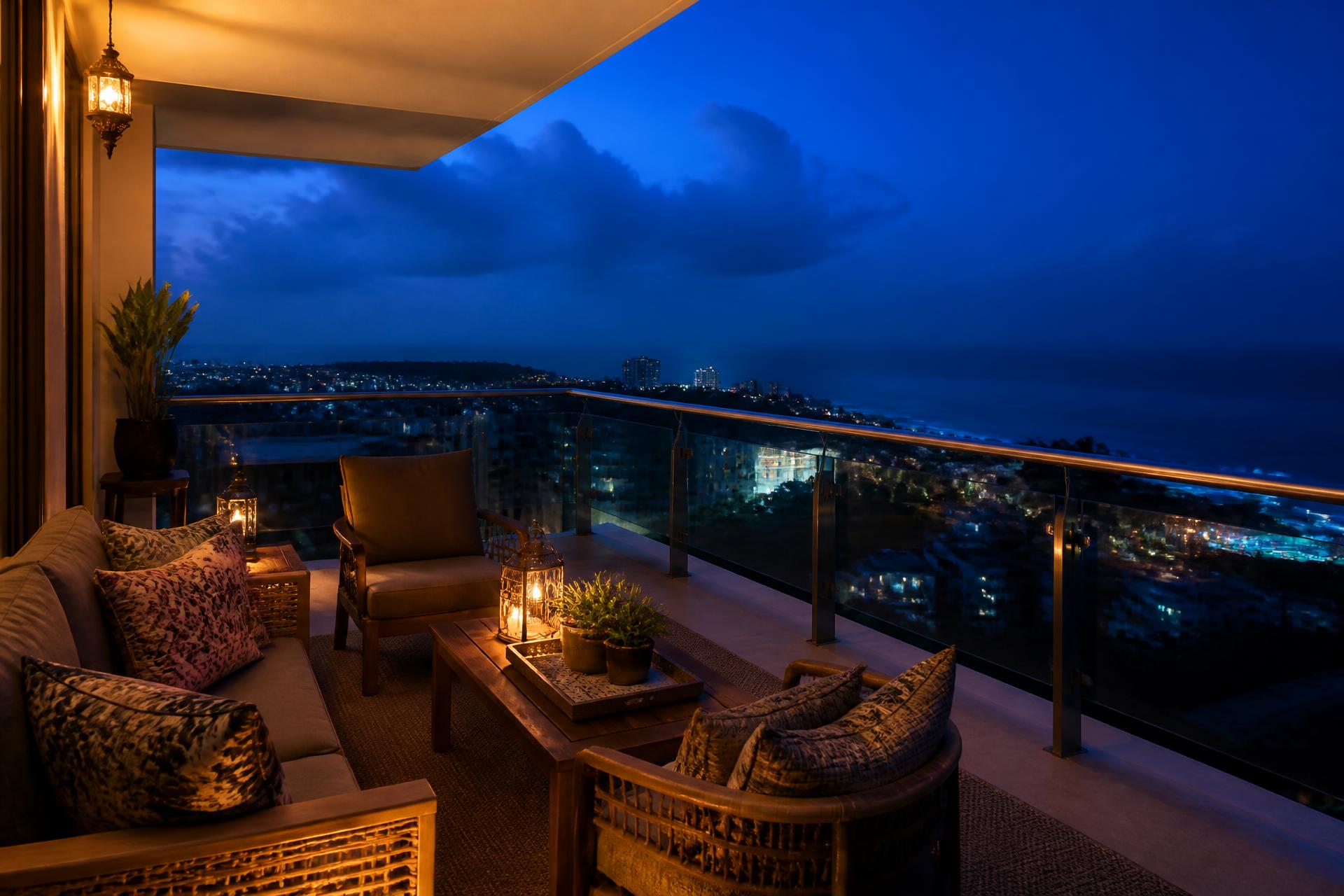 Balcony at Night